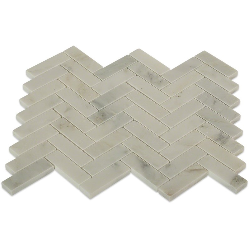 Splashback Tile ORIENTAL HERRINGBONE Oriental Sculpture Herringbone 12" x 8mm