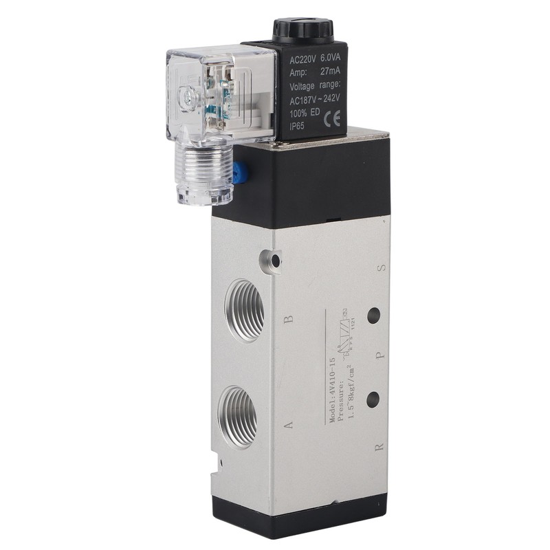 4V410-15 Outlet Type 2 Position 5 Way Solenoid Valve Mechanical