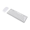 Keyboard Mouse Set 2.4G Wireless 78 Keys USB Thin Etched