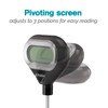 Polder Pivoting Screen Instant Read Thermometer, Black