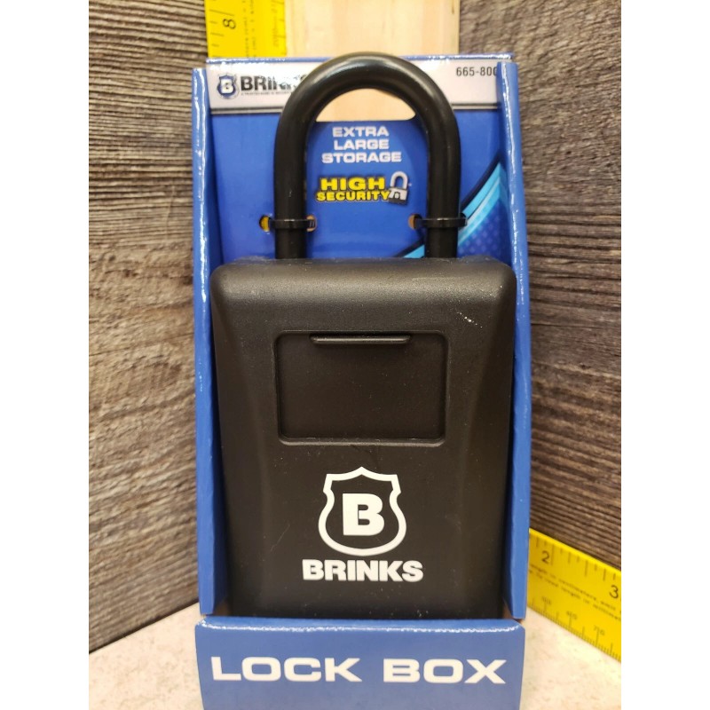 Brinks NEW GENUINE Brinks Resettable Lock Box Ex Large Capacity
