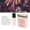 Karaoke Machine Set with RGB Light Rechargeable Bluetooth Speaker with