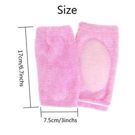 1 Pair Gel Elbow Sleeves Breathable Elbow Brace Protection Cover Elbow Moisturizing Sleeve for Dry Cracked Skin Moisturizing Exfoliating Softening