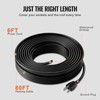 VEVOR Self-Regulating Pipe Heating Cable, 80FT 5W/FT Heat Tape for