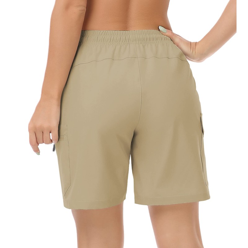 GymBrave Women's Quick Dry Lightweight Cargo Shorts for Outdoor Athletic
