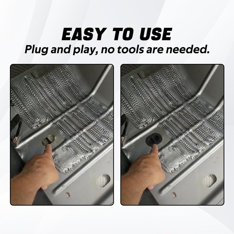KPALAG 4PCS Car Floor Drain Plugs Compatible with Jeep Wrangler