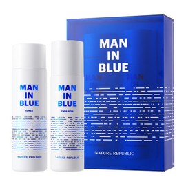 Homme Men's Recommendation Men in Blue Homme 2-piece Skin Lotion Set / 옴므남성추천 맨인블루 옴므 2종 스킨로션세트
