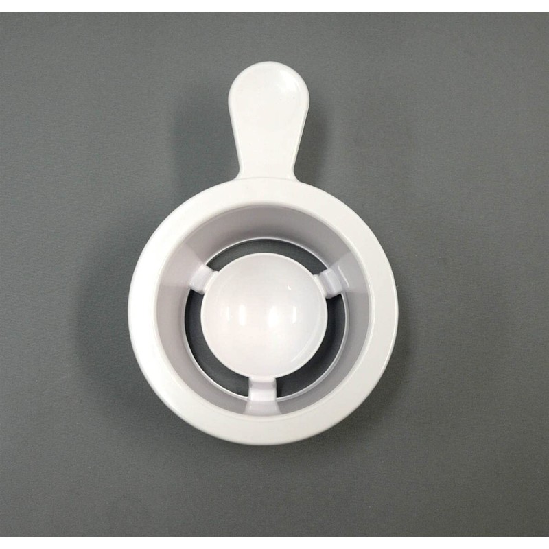 Tiger Crown Egg Separator, White, 3.4 x 4.9 x 1.5
