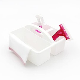 Montessori - Juego de actividades de limpieza para ventanas (5 paños) (rosa)