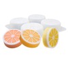 DD-life 2 Pcs 4 Cavity Lemon Slice Silicone Molds Orange
