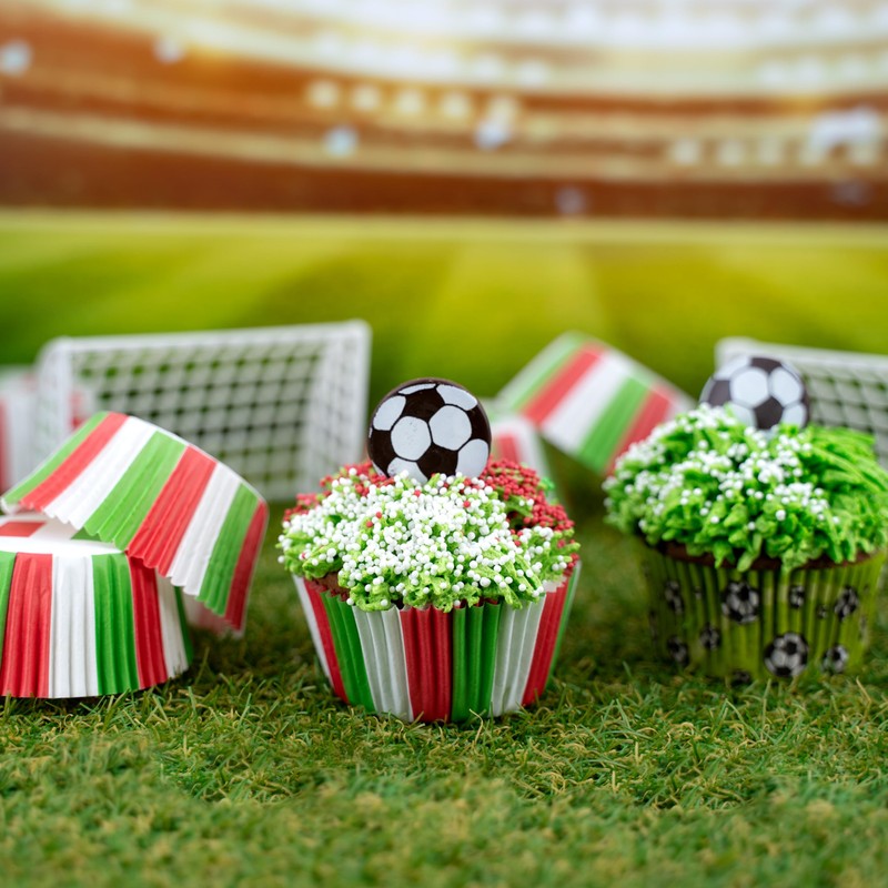 Günthart Pack of 20 Plastic Football Goals for Decorating on