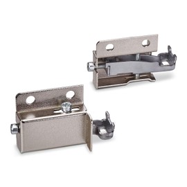 5 Pairs of Cabinet Hangers / Load Capacity 200 kg / All-Metal Design / 3D Adjustment / Assembly with Euro Screws / Cupboard Hanging Cabinet Hanger for Upper Cabinet & Wall Cabinet by SO-TECH