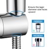 Decaura Shower Head Holder for 25mm Slide Bar, Plastic Swivel