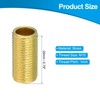 PATIKIL 5pcs M10 Thin Threaded Lamp Pipe 20mm Threaded Hollow