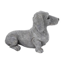 Dachshund Figurine Resin Dachshund Sculpture Outdoor Statue Ornament Dog Lover Gift For Garden Patio Lawn Courtyard Home Desktop Decoration