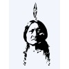 MIC Sitting Bull vinyl decal car window laptop sticker -