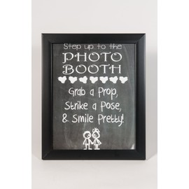 Photo Booth Frames -8 x 10 Photo Frame with Mat for Three Photo Booth Pictures Black 8x10 Photo Booth Frame 3 Pictures