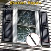 14 Pack Vinyl Shutter Fasteners for Windows Outside, Plastic Shutter