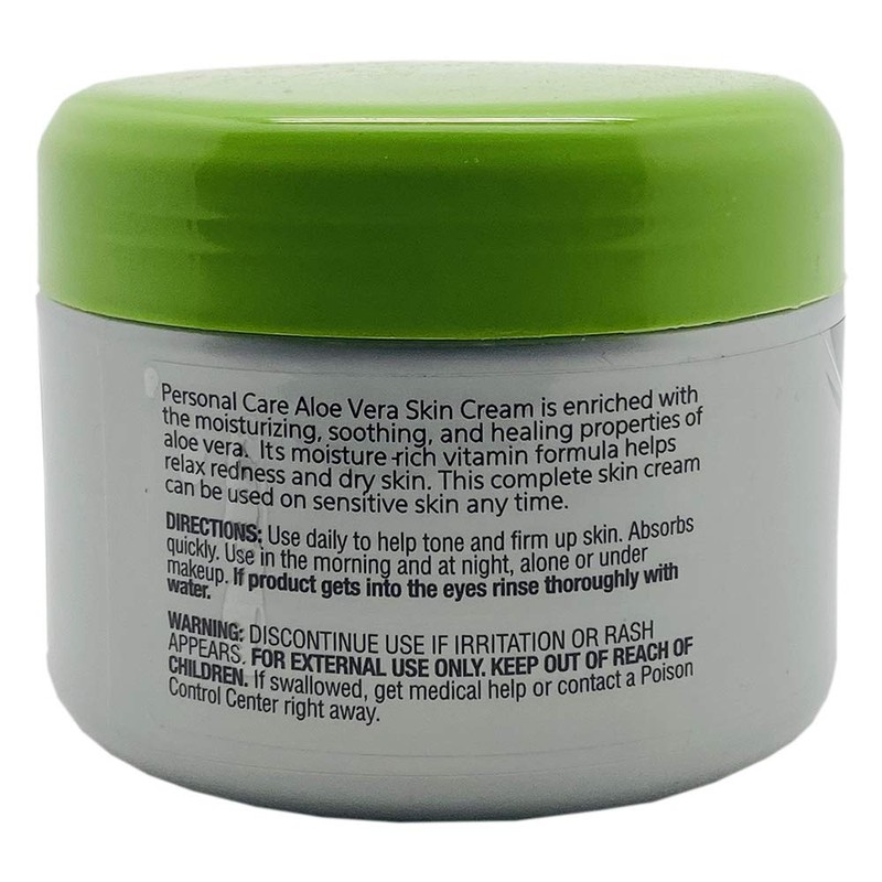 Personal Care Skin Cream Aloe Vera, 8 Ounce