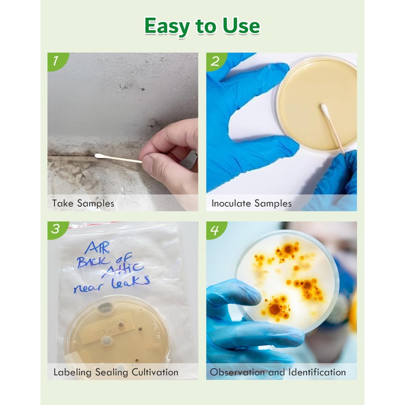 Mold Test Kit for Home, 8 Detection Tests for HVAC,