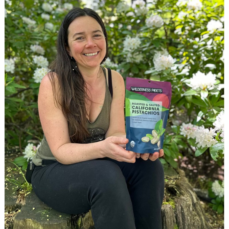 Wilderness Poets, Organic California Pistachios - Roasted with Sea Salt,