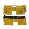 TOPINCN Tool Belt, Multiple Pockets Quick Release Buckle Leather Tool