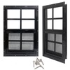 Yuzzy 24" x 36" Shed Windows with Tempered Glass and