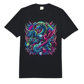 Bearded Skull & Dragons 80s and 90s Style Metal Band Graphic Comfort Colors Adult Heavyweight T-Shirt