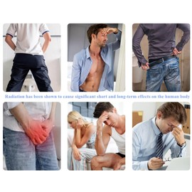 Anti Radiation Labtop Pad,Laptop EMF Radiation Blocking Pad Computer Tablets Notebooks Thigh Pad Shield Protection Pouch Faraday Fabric Bag,5G RF GPS RFID Security Pouch (L-13.78IN)