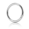 QIUTIMIY 15pcs Trigger Spring O Ring Metal Round Carabiner Clip