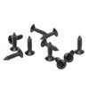 100PCS Guitar Pickguard Screws Metal Guard Plate Mounting Screw Electric