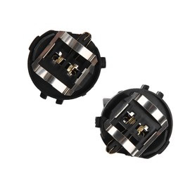 Soporte de Lámpara Trasera, 2 Piezas de Enchufe de Bombilla de Luz Trasera de Plástico Resistente para Adaptador de Montaje de Bombilla H7 Accesorio Automotriz Luces Traseras Luces Traseras