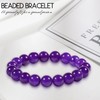 Natural Stretch Jade Bracelet for Women Men 10MM Bead 6.7