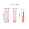 KISSIO Plumping Lip gloss,Glossy and Cool,Make Lips Plump and Moisturizing,Lip