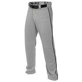 Easton MAKO 2 Baseball Pant, Youth, Small, Grey/Black