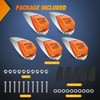 Nilight Cab Roof Marker Light 5 PCS 17 LED Amber