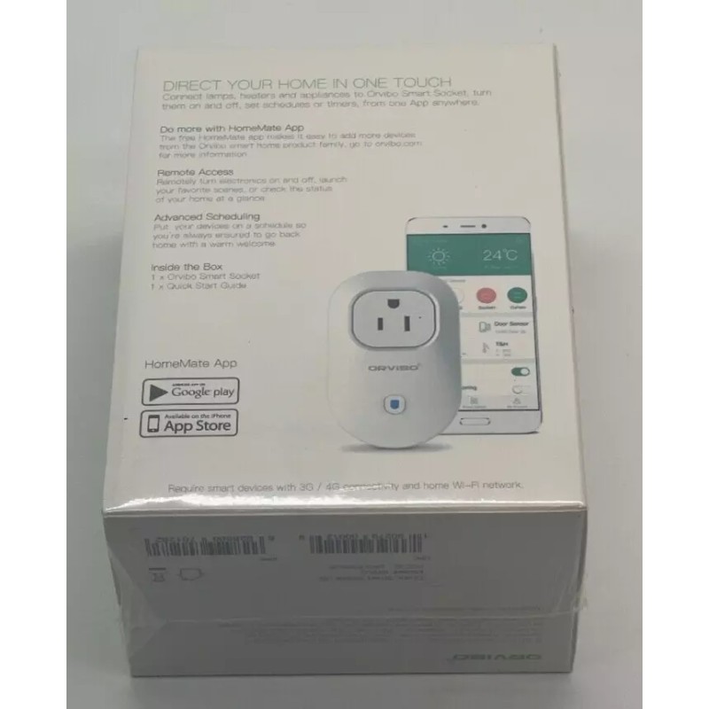 Orvibo WiFi Smart Socket S25US *NEW SEALED*