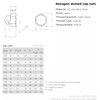 YoiYee Pack of 10 M10 Dome Cap Nuts - 304