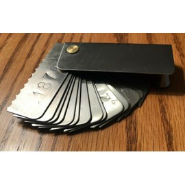 Garage door spring measure tool Residential Pocket Wire Gauge .187 -.312