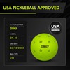 Dinkly Pickleball Balls, Outdoor Pickleballs USAPA Approved, Enhanced Durability Pickle