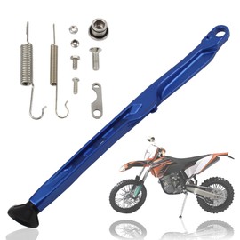 Dirt Bike Parking Side Stand Kickstand Kit,Motorcycle Kickstand Side Stand Springs Support Stand For EXC EXCF XCW XCF-W XC XCF 125 150 250 300 350 450 2023 2024(Blue)