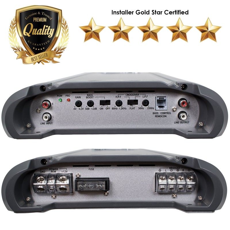 SoundXtreme Car Amplifiers ST-2500.2 5000W 2 Channels Class AB MOSFET