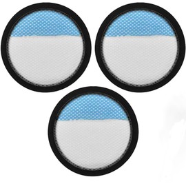 3 Pack Washable Filter For Ryobi 18V 1+ Cordless Stick Vacuum Cleaner PCL720, PBLSV716, PBLSV717, A32SV720N Replacement Parts