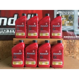 KENDALL ENGINE MOTOR OIL 5W40 GT-1 EURO FULL SYNTHETIC 8 QUARTS