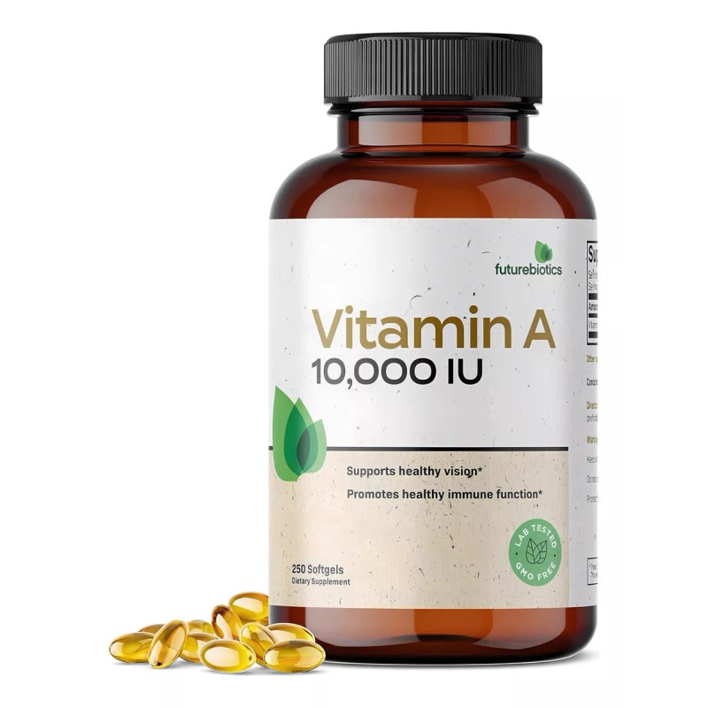 Futurebiotics Vitamina A De 10,000 Ui Con 250 Softgels Hecho