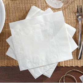 Vaniti Fair Napkins Entertain Classic 3-ply, 60 Count, Pack of 2, White