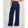 Heathyoga Wide Leg Jeans Woman High Waist Pull On Baggy