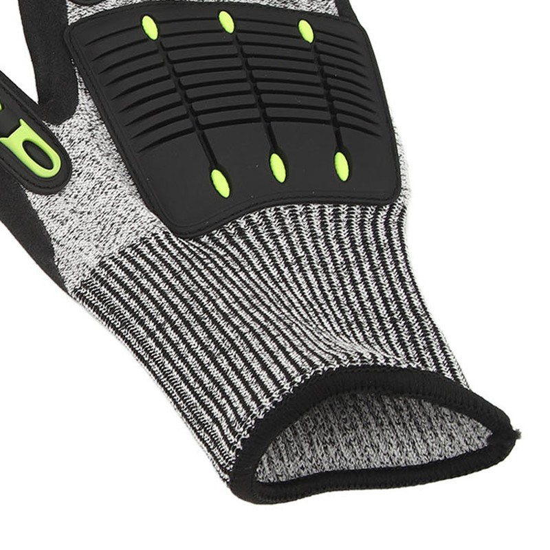 1 Pair Cut Resistant TPR Protective Impact Gloves Men Women