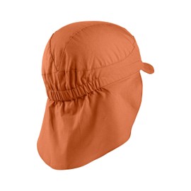 Sterntaler Unisex Peaked Cap Neck Basic with Ties Sun Hat, rust, 53