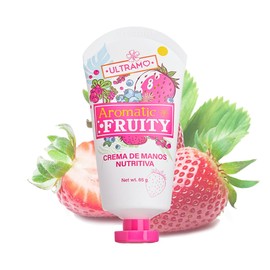 Crema De Manos Hidratante De Fresa | Moisturizing Hand Cream | Loción Hidratante Suave Con Extractos Vegetales For Piel Seca | Cuidado Otoño-invierno, 65g